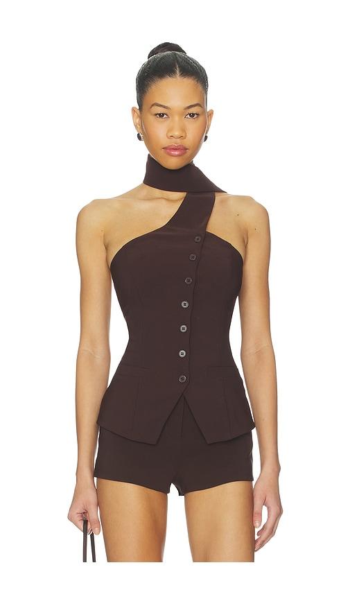 all the ways courtney top in brown.