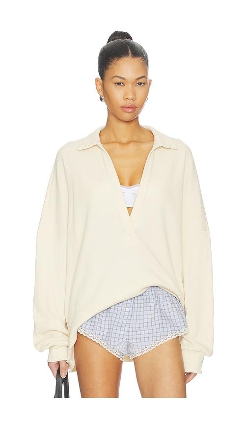 all the ways deanna deep v top in cream.