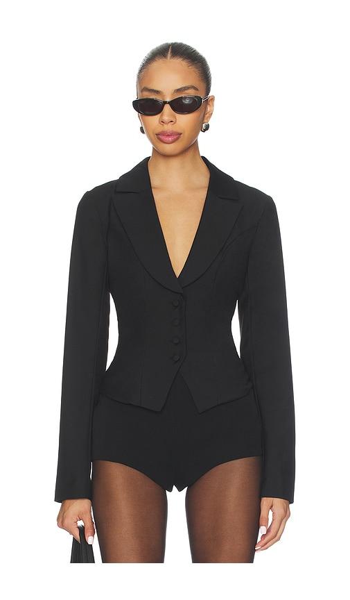 all the ways eliana blazer in black.