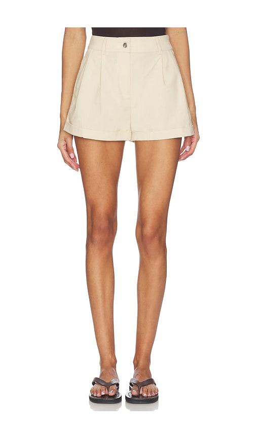 all the ways janie short in beige.