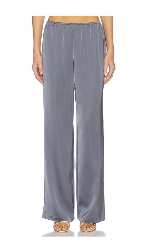 all the ways joelle satin pant in grey.