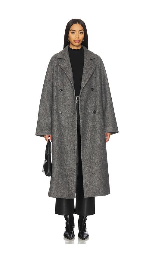 all the ways kalliope trench coat in grey.