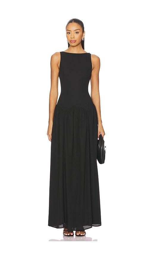 all the ways karoline maxi dress in black.