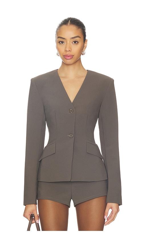 all the ways kourtney blazer in grey.