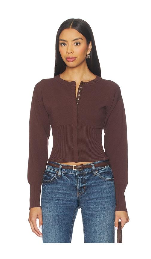 all the ways kourtney cardigan in brown.