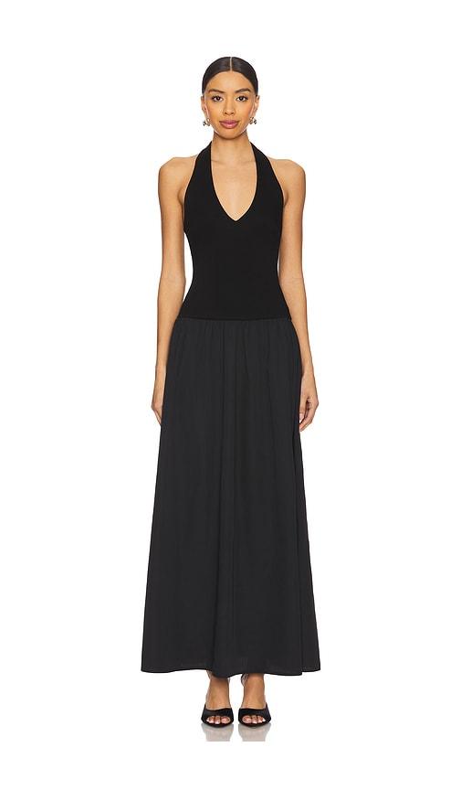 all the ways leonara maxi dress in black.