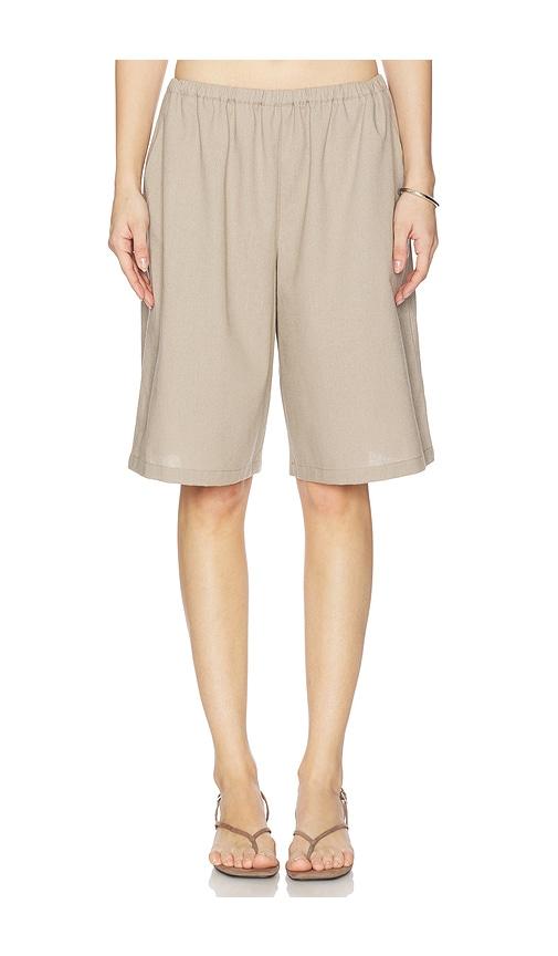 all the ways londyn short in taupe.