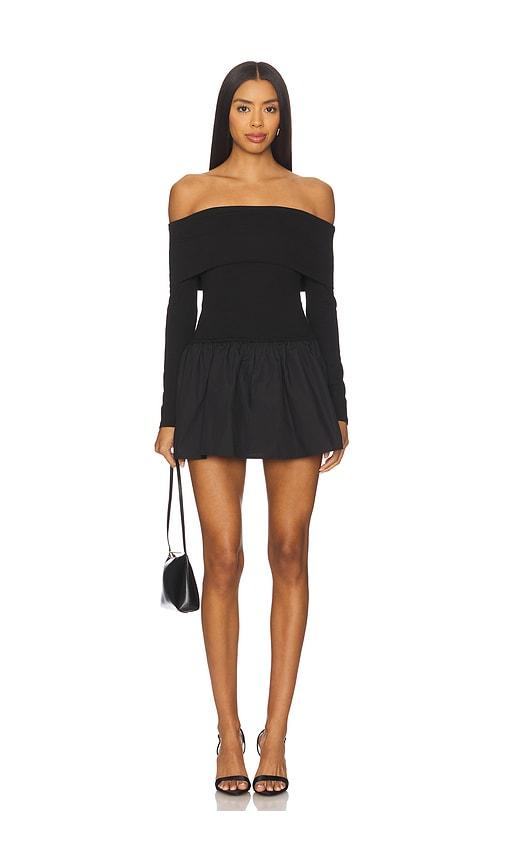 all the ways madley mini dress in black.