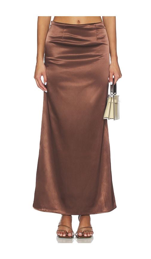 all the ways mela skirt in brown.