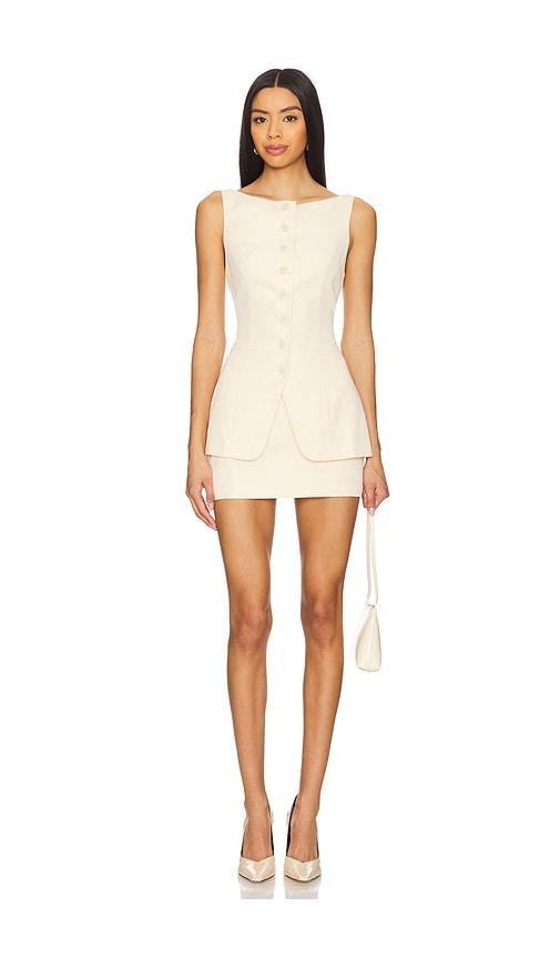 all the ways moxie skirt set in cream.