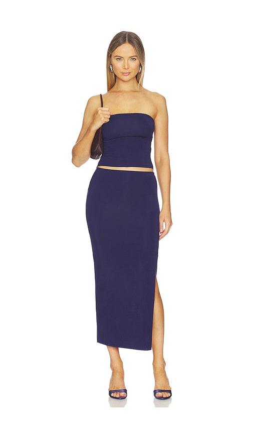 all the ways natalie skirt set in navy.