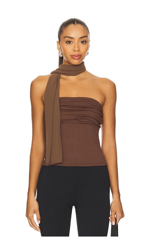 all the ways nataline top in brown.