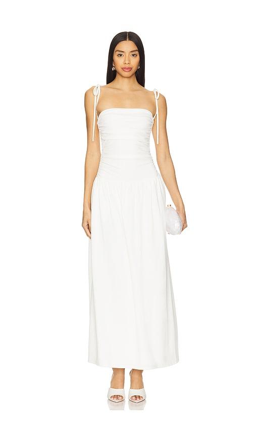 all the ways orelia maxi dress in white.