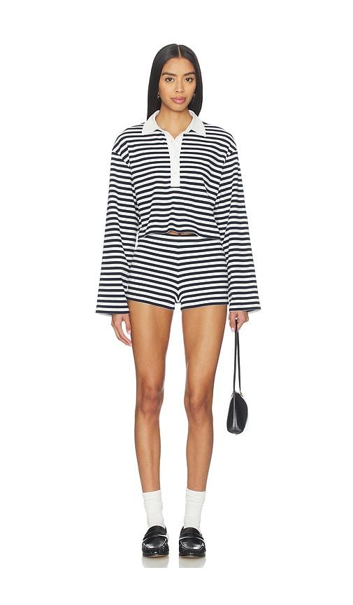 all the ways palmer short set in navy,white.