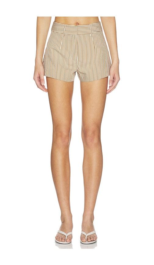 all the ways reed short in brown,white.