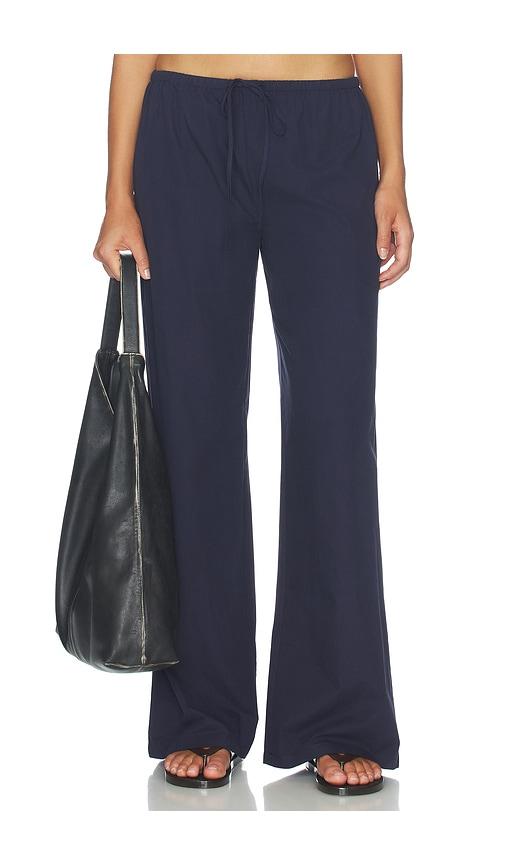 all the ways saige drawstring pant in navy.