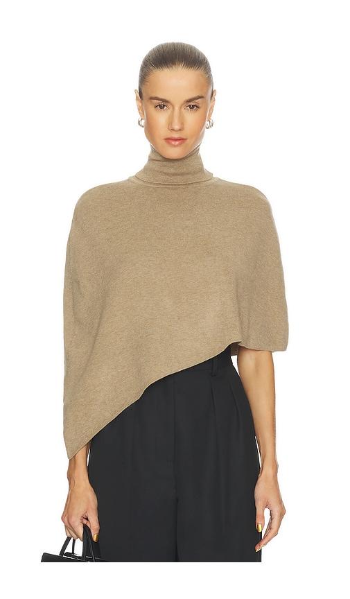 all the ways sophie poncho in beige.