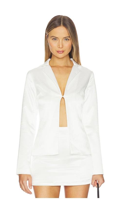 all the ways x ivana ramirez leslie top in ivory.