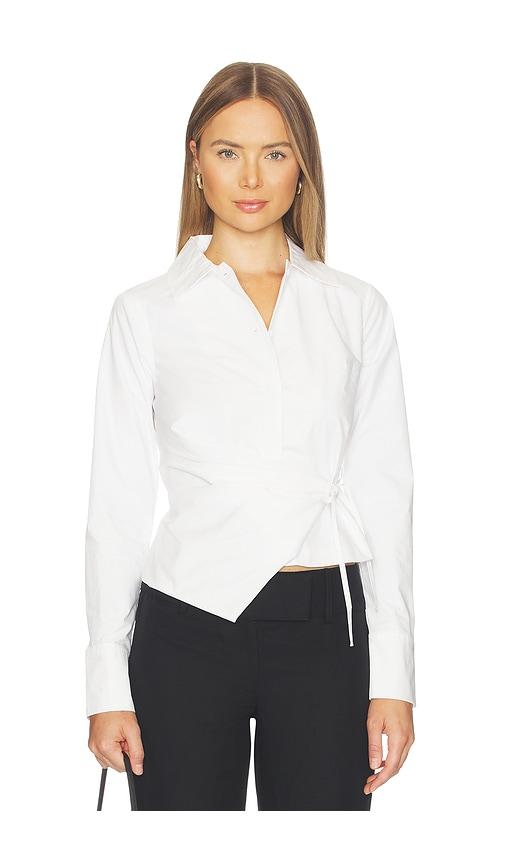 all the ways xandra wrap top in white.
