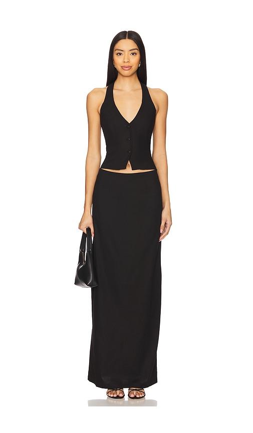 all the ways zephyra skirt set in black.