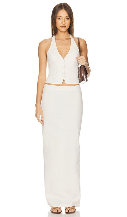 all the ways zephyra skirt set in ivory.