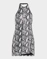 allany sequined halter mini dress