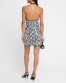 allany sequined halter mini dress