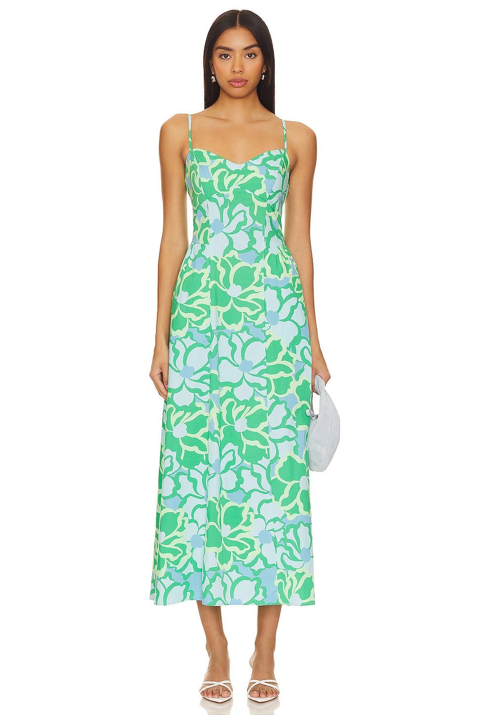 allegra midi dress