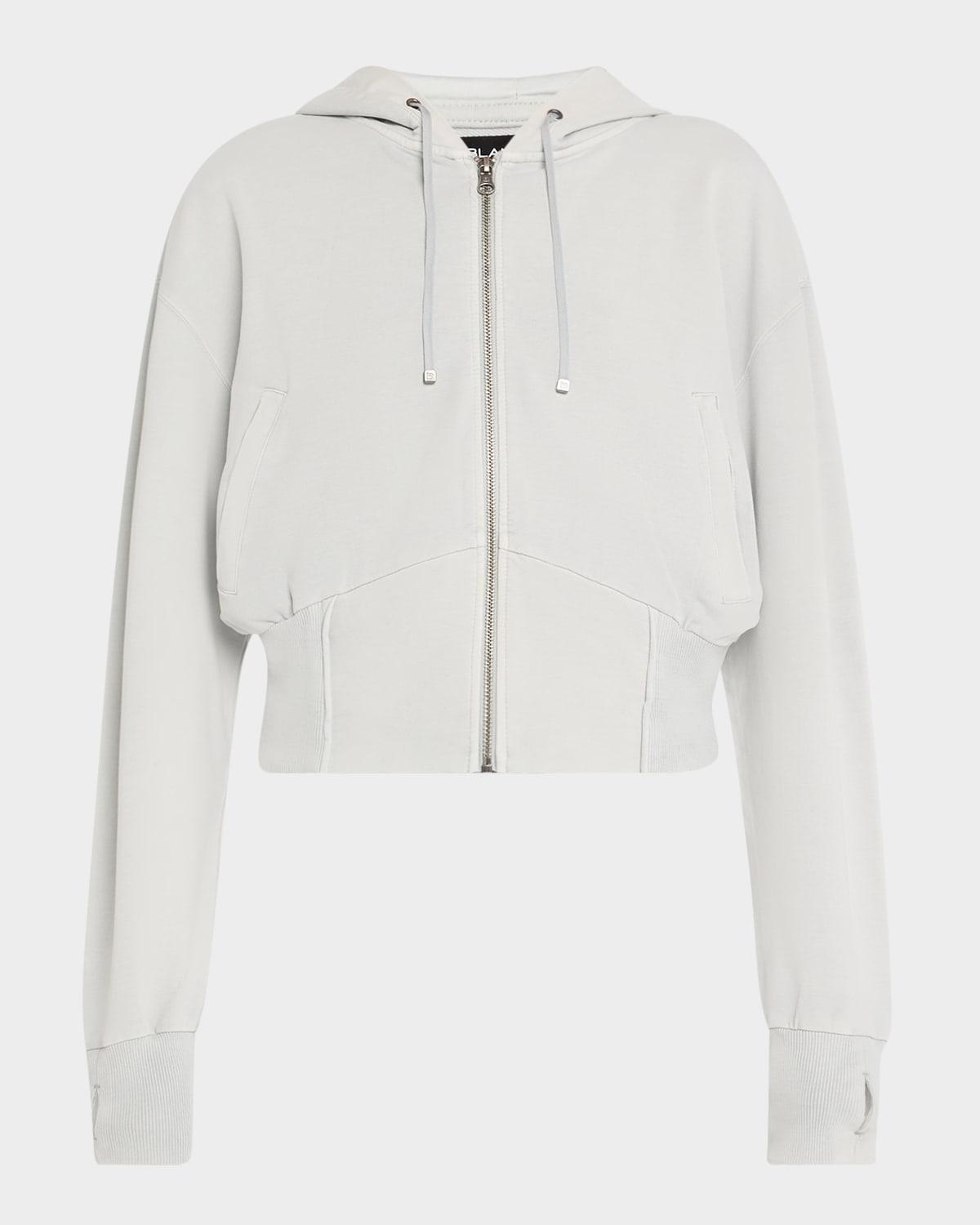 allegra raw-edge hoodie