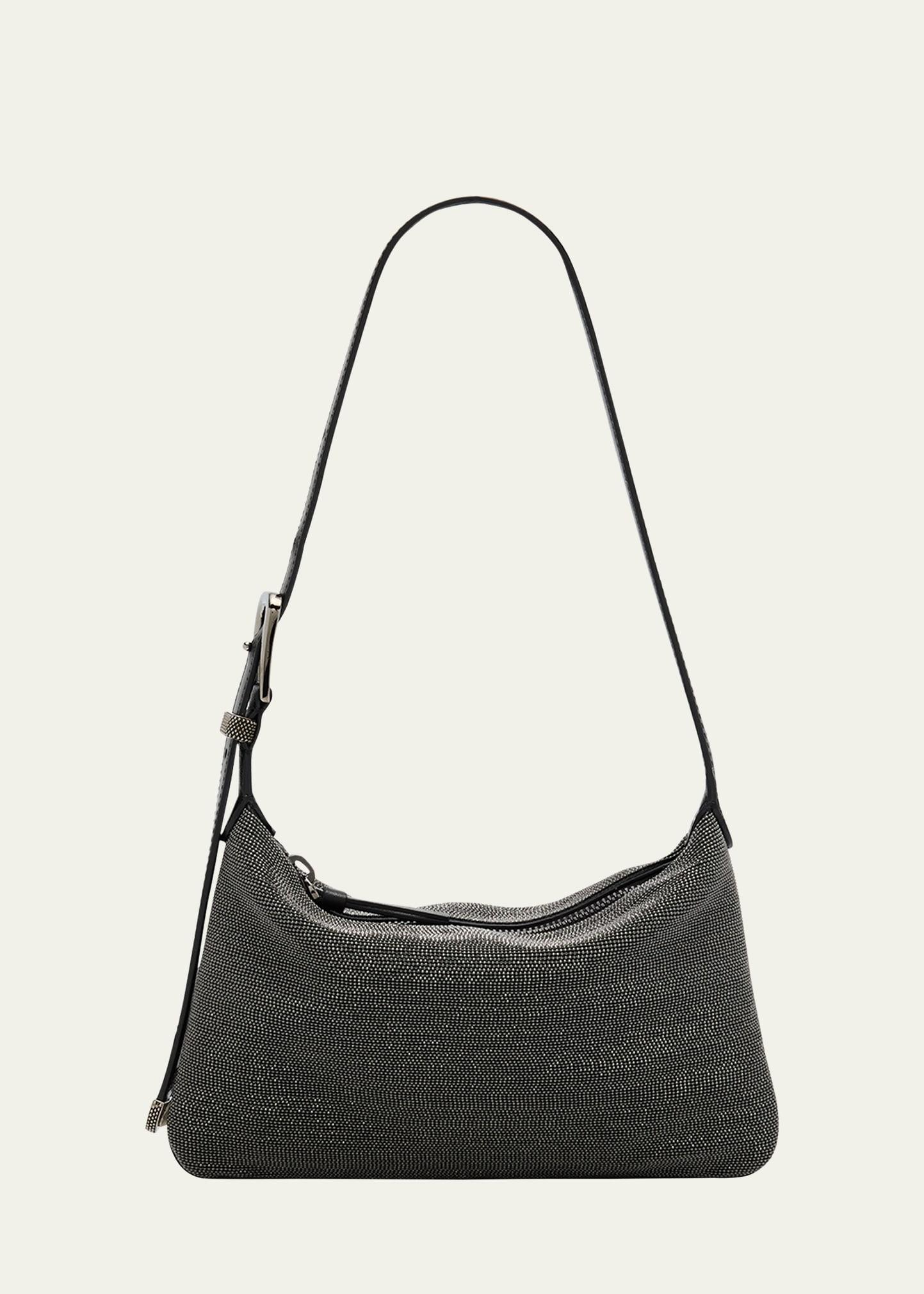 allover monili leather shoulder bag
