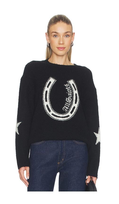 allsaints kismet jumper in black.