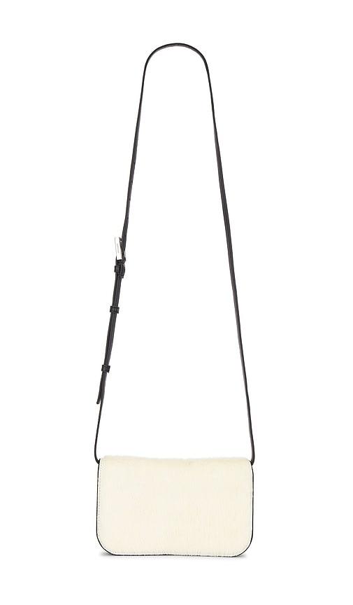 allsaints maeve crossbody bag in black,white.
