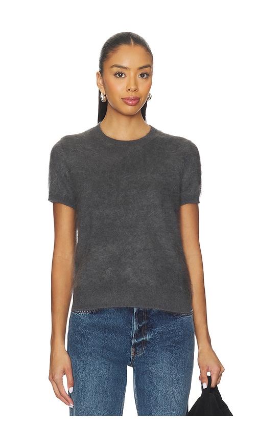 allsaints rebel tee in grey.