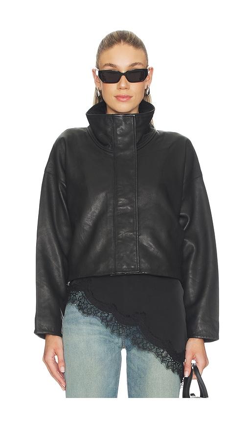 allsaints ryder jacket in black.
