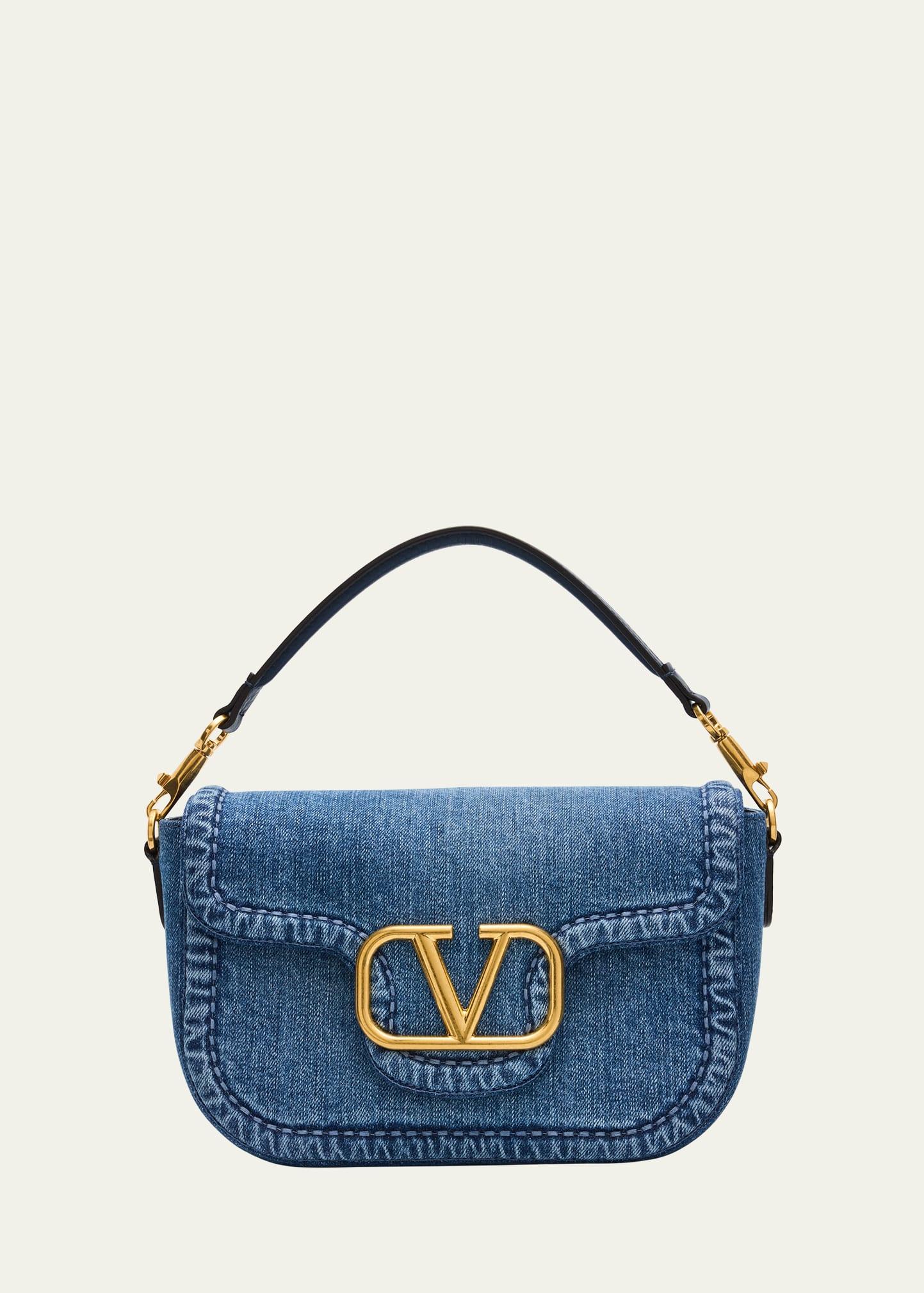 alltime vlogo denim shoulder bag