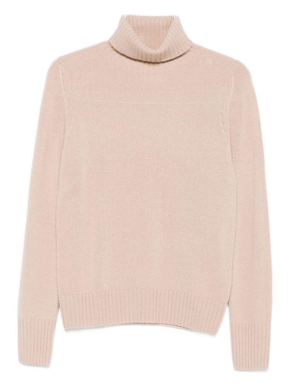 allude beige turtleneck sweater