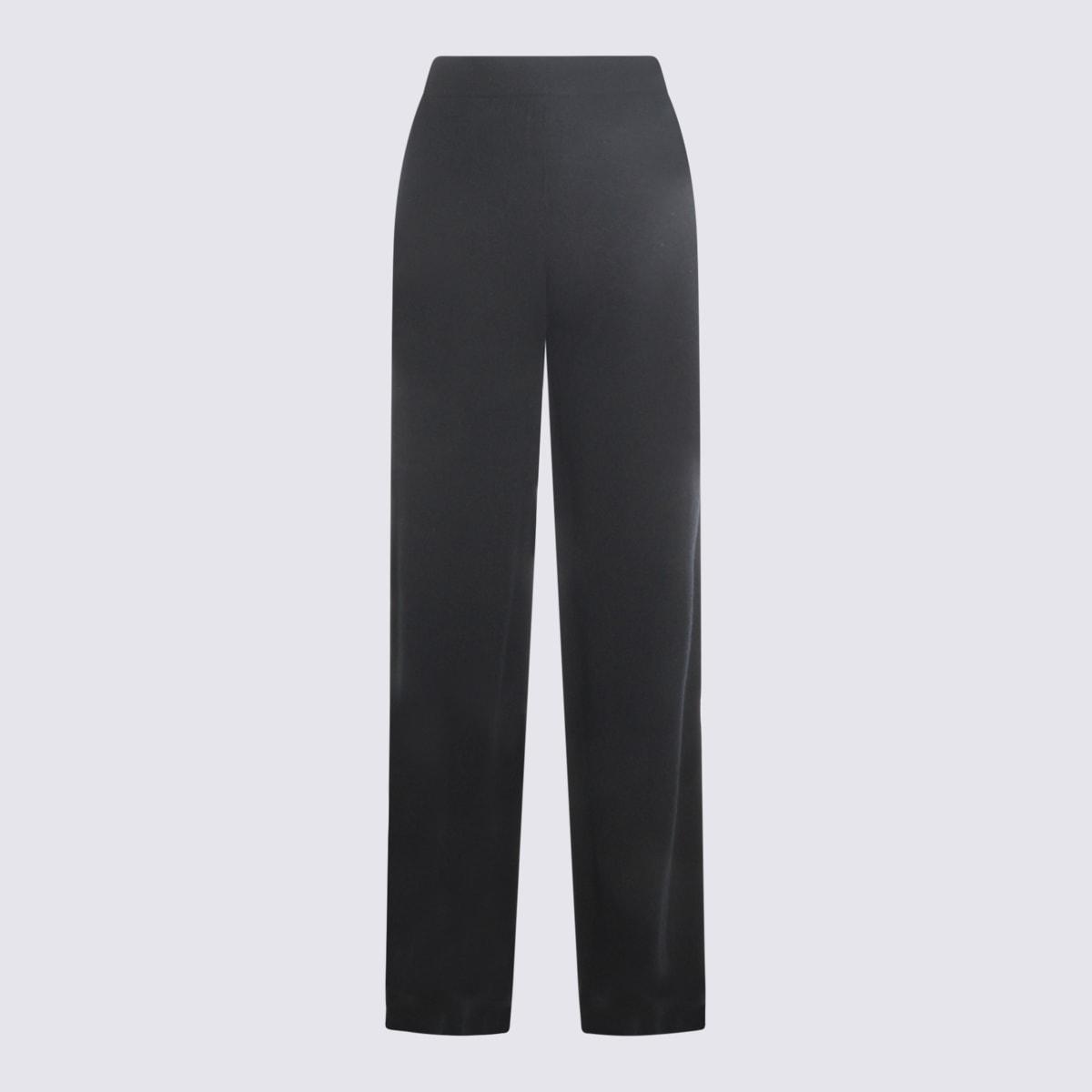 allude black wool pants