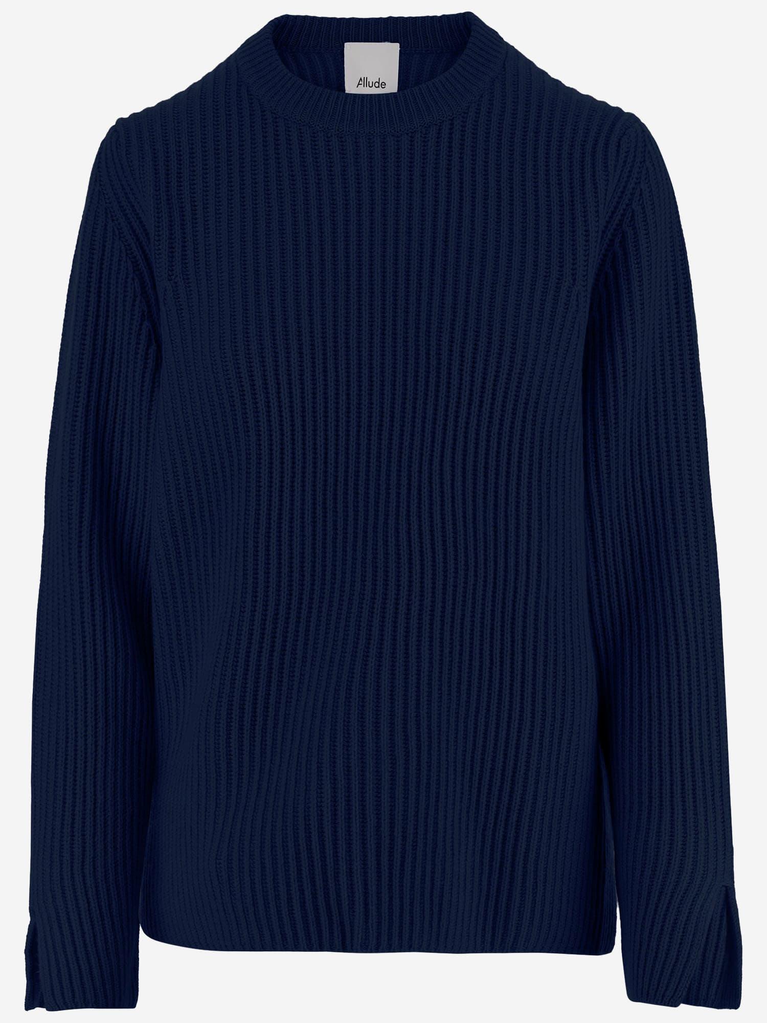 allude wool and cashmere ribbed sweater