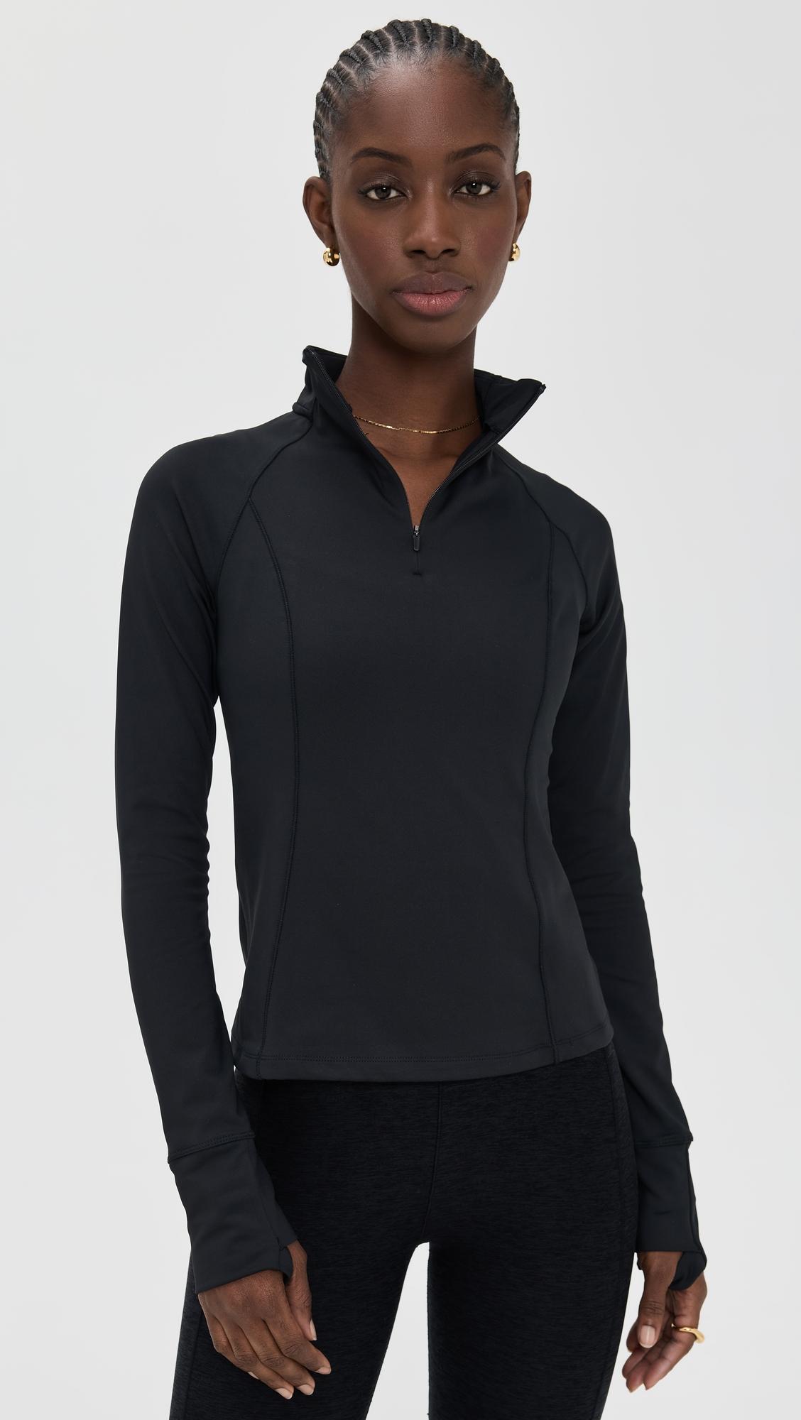 allure 3/4 zip pullover