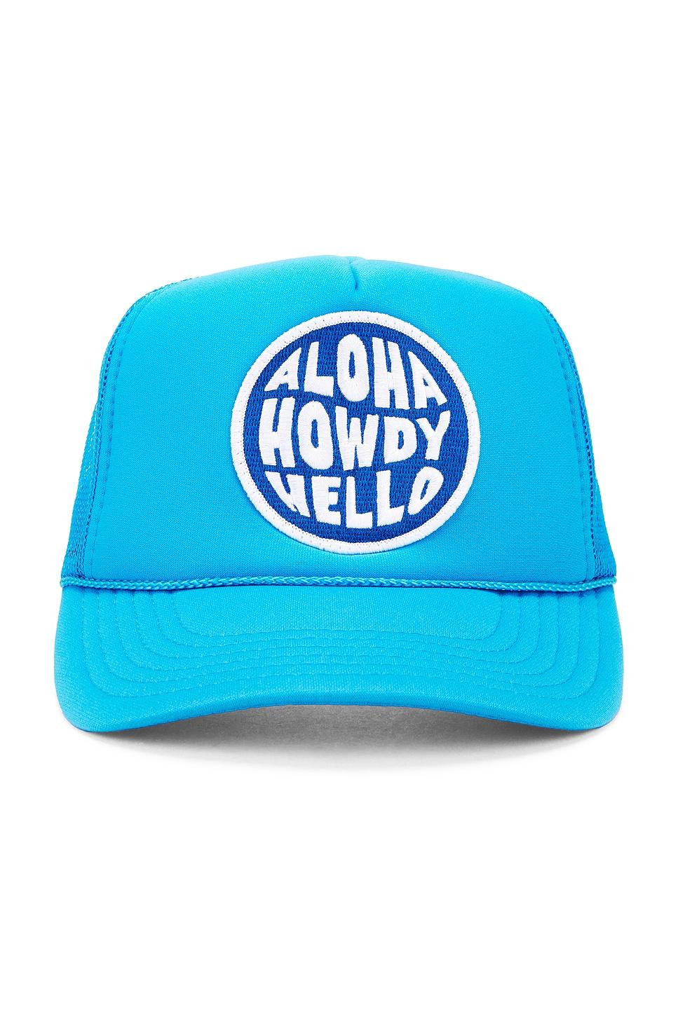 aloha howdy hello hat