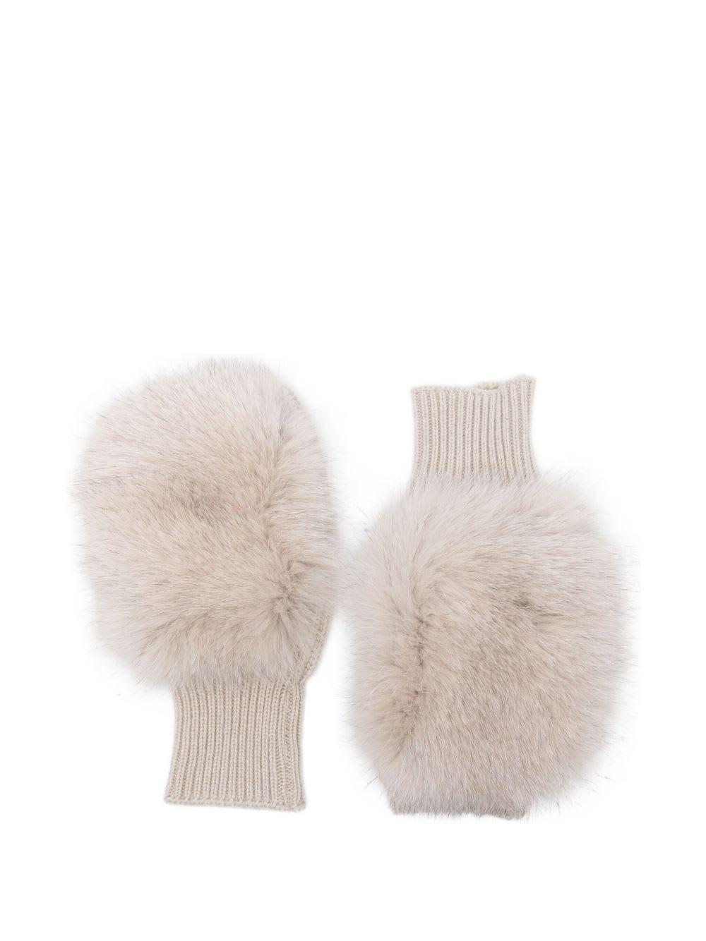 alpo cashmere fux gloves