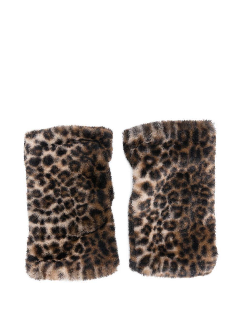 alpo leopard print gloves