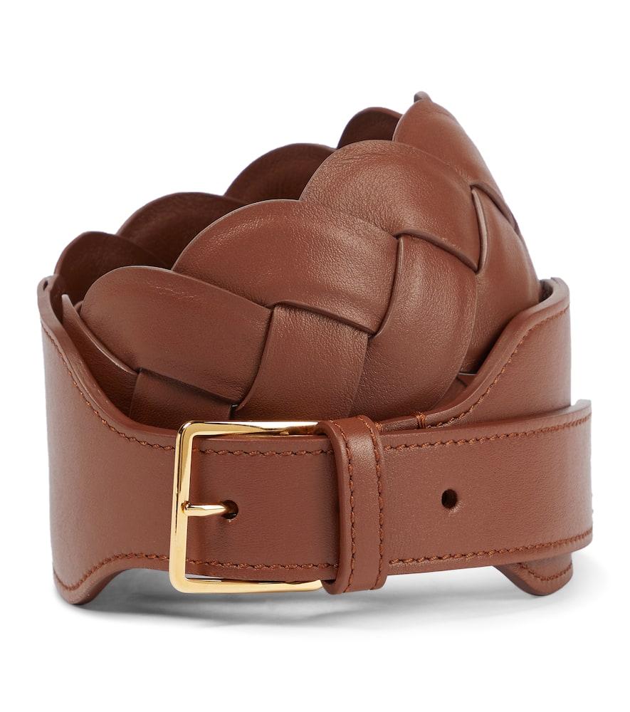 altuzarra braided leather belt
