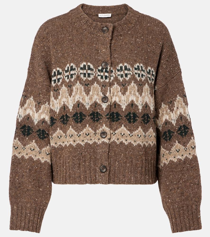 altuzarra cammie fair isle wool
