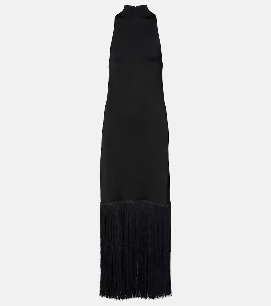 altuzarra cash fringed maxi dress
