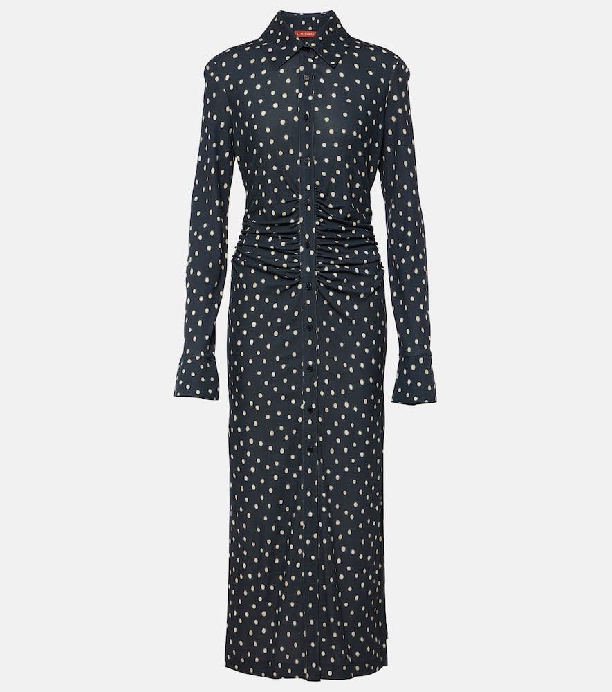 altuzarra claudia jersey shirt dress