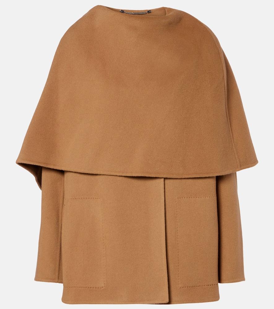 altuzarra dak caped wool