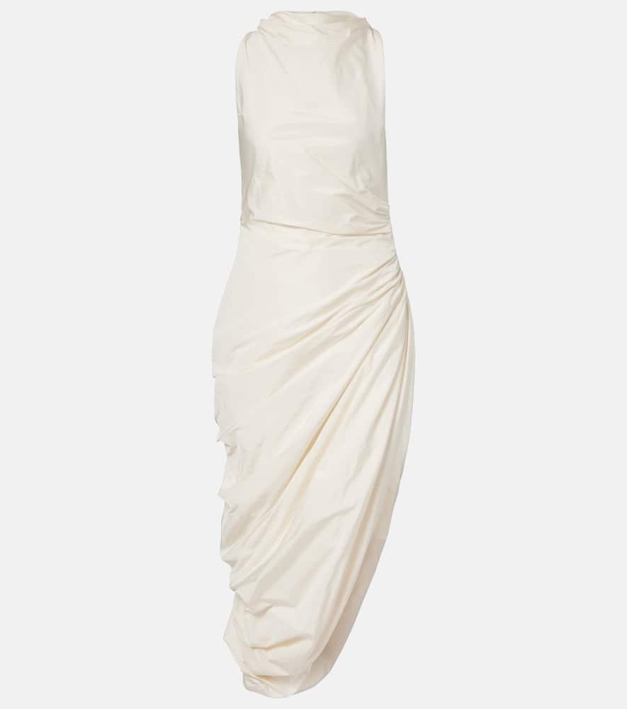 altuzarra dora asymmetric midi dress