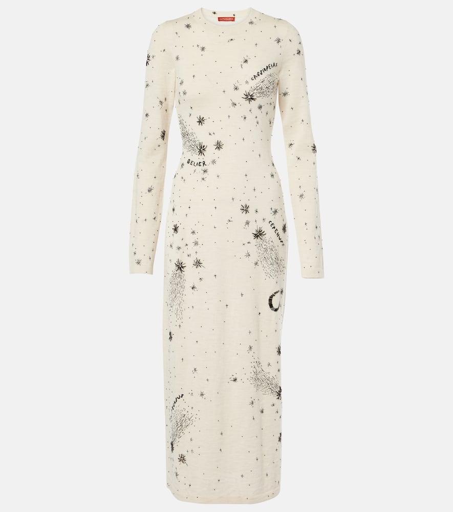 altuzarra ellima printed wool and silk maxi dress
