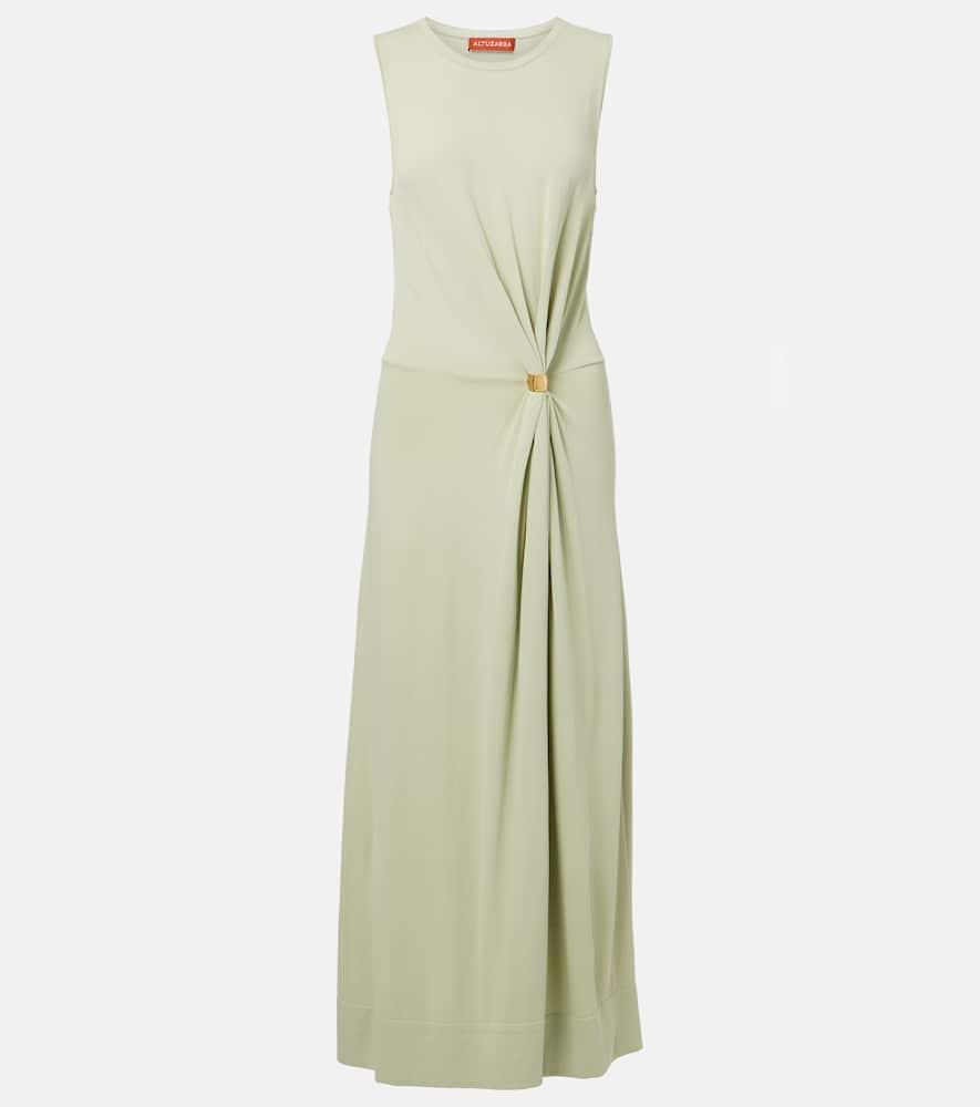 altuzarra gathered maxi dress